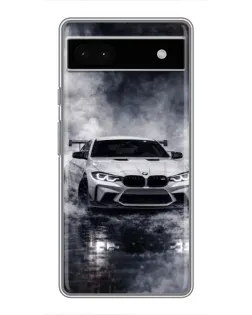 Чохол для Google Pixel 6a з картинкою «BMW крізь туман»