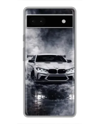 Чохол для Google Pixel 6a з картинкою «BMW крізь туман»