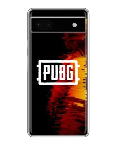 Чохол для Google Pixel 6a з картинкою «Яскравий логотип PUBG»