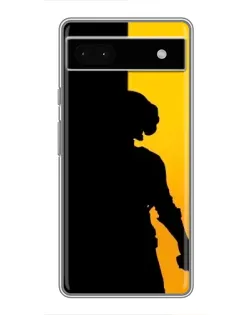 Чехол для Google Pixel 6a с картинкой «Тень воина PUBG»