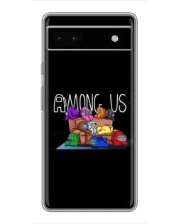 Чохол для Google Pixel 6a з картинкою «Логотип Among Us»