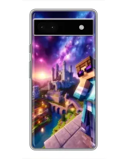 Чохол для Google Pixel 6a з картинкою «Стів та космос»