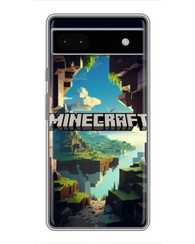Чохол для Google Pixel 6a з картинкою «Печера Майнкрафт»