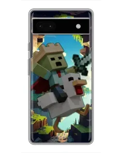 Чохол для Google Pixel 6a з картинкою «Стів та гусь»