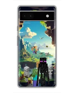 Чохол для Google Pixel 6a з картинкою «Ендермен у лісі»