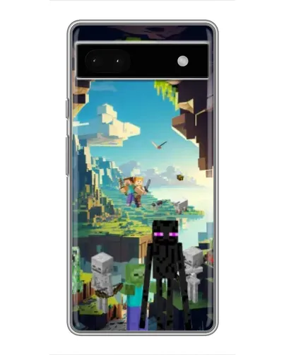 Чохол для Google Pixel 6a з картинкою «Ендермен у лісі»