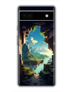 Чохол для Google Pixel 6a з картинкою «Вид з печери»