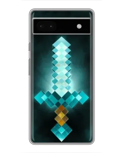 Чохол для Google Pixel 6a з картинкою «Алмазний меч неон»