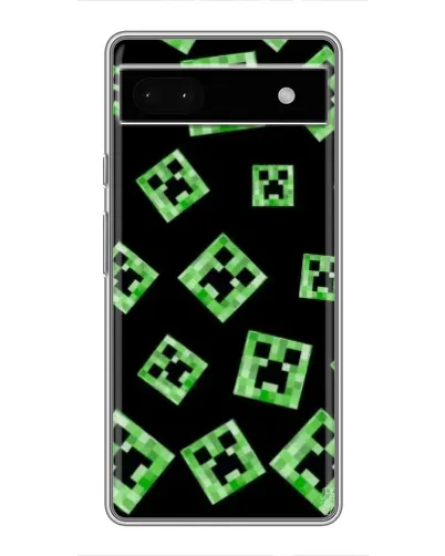 Чохол для Google Pixel 6a з картинкою «Паттерн з кріперами»
