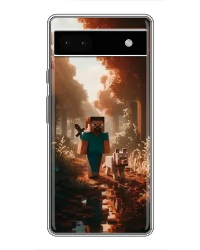 Чохол для Google Pixel 6a з картинкою «Стів у лісі»