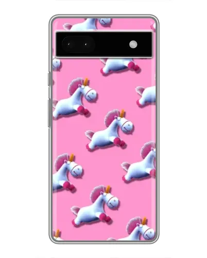 Чохол для Google Pixel 6a з картинкою «Єдинороги на рожевому»