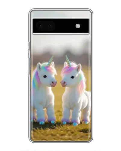 Чохол для Google Pixel 6a з картинкою «Пара єдинорогів»