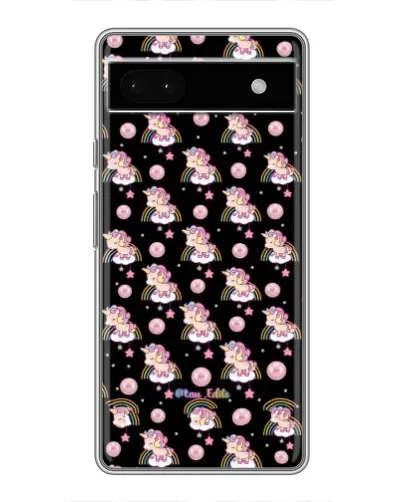 Чохол для Google Pixel 6a з картинкою «Magic Unicorn паттерн»