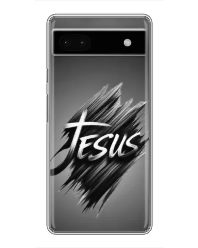 Чехол для Google Pixel 6a с картинкой «Надпись Jesus Graffiti»