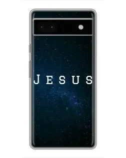 Чехол для Google Pixel 6a с картинкой «Звездное небо Jesus»