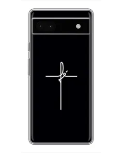Чехол для Google Pixel 6a с картинкой «Тонкий крест»