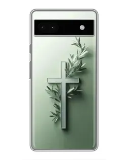 Чехол для Google Pixel 6a с картинкой «Оливковая ветвь»