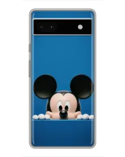 Чохол для Google Pixel 6a з картинкою «Міккі виглядає»