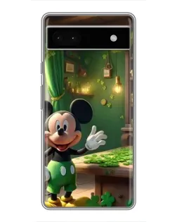 Чохол для Google Pixel 6a з картинкою «Міккі в майстерні»