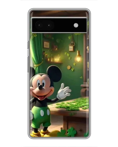 Чохол для Google Pixel 6a з картинкою «Міккі в майстерні»