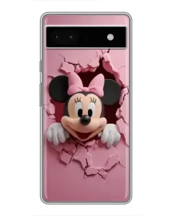 Чохол для Google Pixel 6a з картинкою «Мінні крізь стіну»