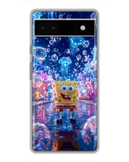 Чехол для Google Pixel 6a с картинкой «Неоновый океан»