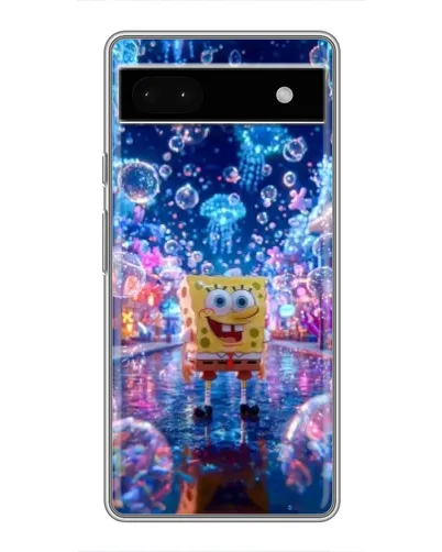 Чехол для Google Pixel 6a с картинкой «Неоновый океан»