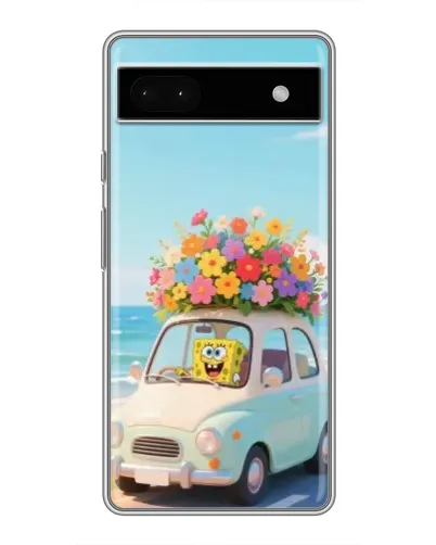 Чехол для Google Pixel 6a с картинкой «Автомобильное путешествие»