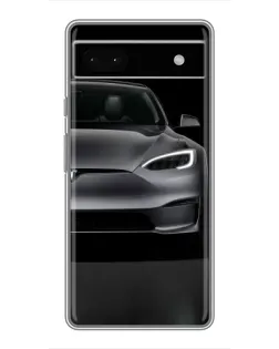 Чохол для Google Pixel 6a з картинкою «Tesla Model S Look»