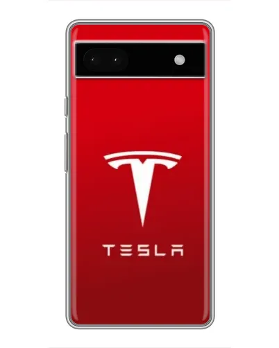 Чохол для Google Pixel 6a з картинкою «Tesla Red Classic»