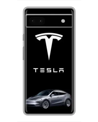 Чохол для Google Pixel 6a з картинкою «Tesla Model Y»