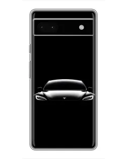 Чохол для Google Pixel 6a з картинкою «Фари Tesla Night»