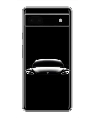 Чохол для Google Pixel 6a з картинкою «Фари Tesla Night»
