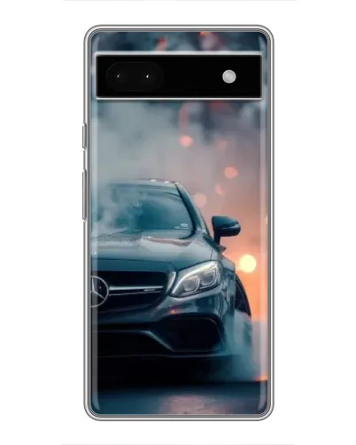 Чохол для Google Pixel 6a з картинкою «Mercedes — нічне місто»