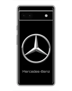 Чохол для Google Pixel 6a з картинкою «Mercedes Silver Logo»