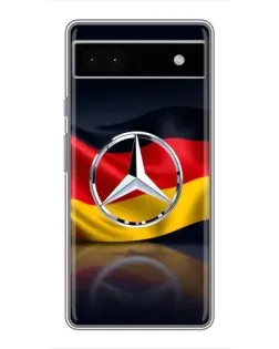 Чохол для Google Pixel 6a з картинкою «Mercedes — прапор Німеччини»