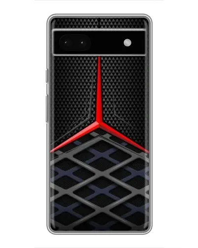 Чохол для Google Pixel 6a з картинкою «Mercedes Carbon Grid»
