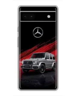 Чохол для Google Pixel 6a з картинкою «Mercedes G-Class червоний»
