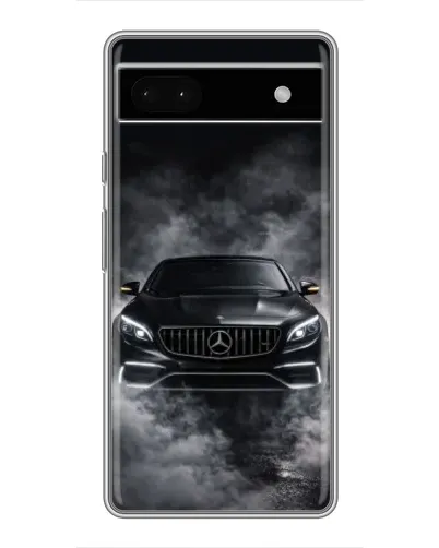 Чохол для Google Pixel 6a з картинкою «Mercedes у диму»