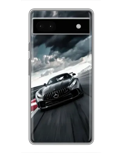 Чохол для Google Pixel 6a з картинкою «Гоночний Mercedes AMG»