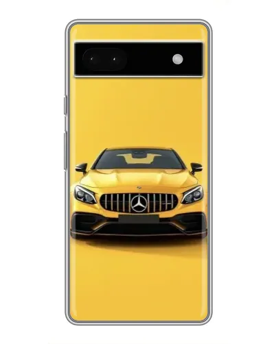 Чохол для Google Pixel 6a з картинкою «Жовтий Mercedes GT»