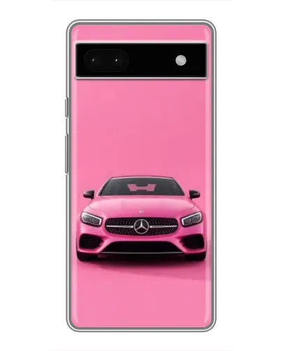 Чохол для Google Pixel 6a з картинкою «Рожевий Mercedes AMG»