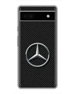 Чохол для Google Pixel 6a з картинкою «Карбоновий Mercedes стиль»