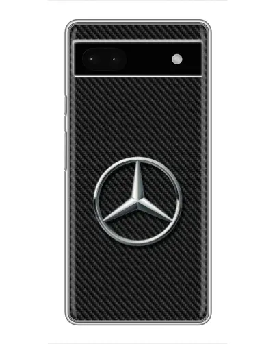 Чохол для Google Pixel 6a з картинкою «Карбоновий Mercedes стиль»