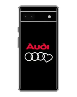 Чохол для Google Pixel 6a з картинкою «Логотип Audi Heart»