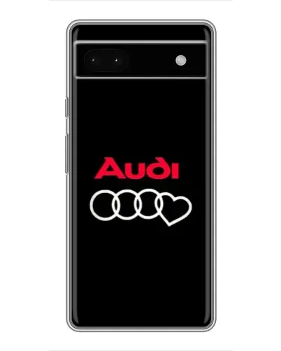 Чохол для Google Pixel 6a з картинкою «Логотип Audi Heart»