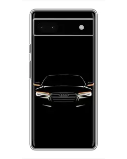 Чохол для Google Pixel 6a з картинкою «Audi — нічний контур»