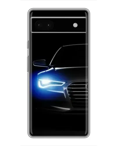 Чохол для Google Pixel 6a з картинкою «Неоновий погляд Audi»