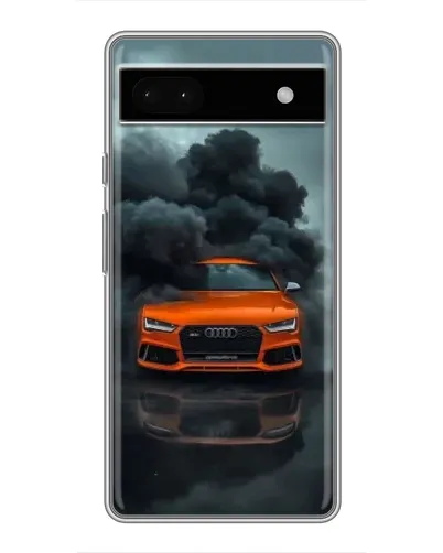 Чохол для Google Pixel 6a з картинкою «Audi у хмарах диму»