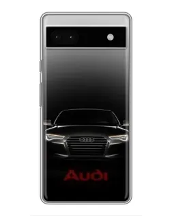 Чохол для Google Pixel 6a з картинкою «Audi — градієнтний контур»